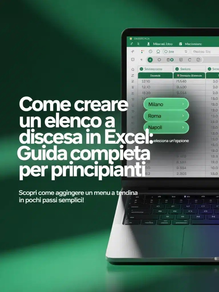 Elenco a Discesa in Excel